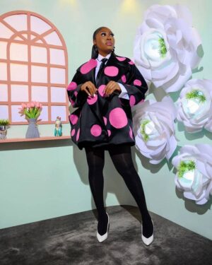 LadyBeellionaire Fashion Nigeria - Ladybug Jacket Set